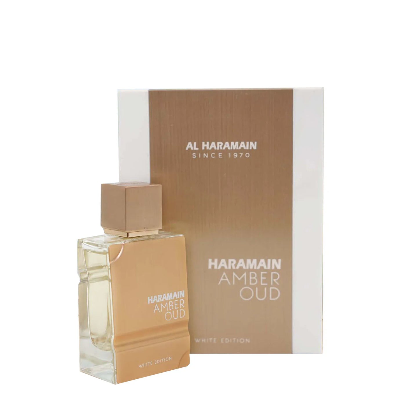 Al Haramain Amber Oud White Edition Eau de Parfum Toilette Spray For Men And Women Long-lasting Fragrance 2.0 OZ Best Gift