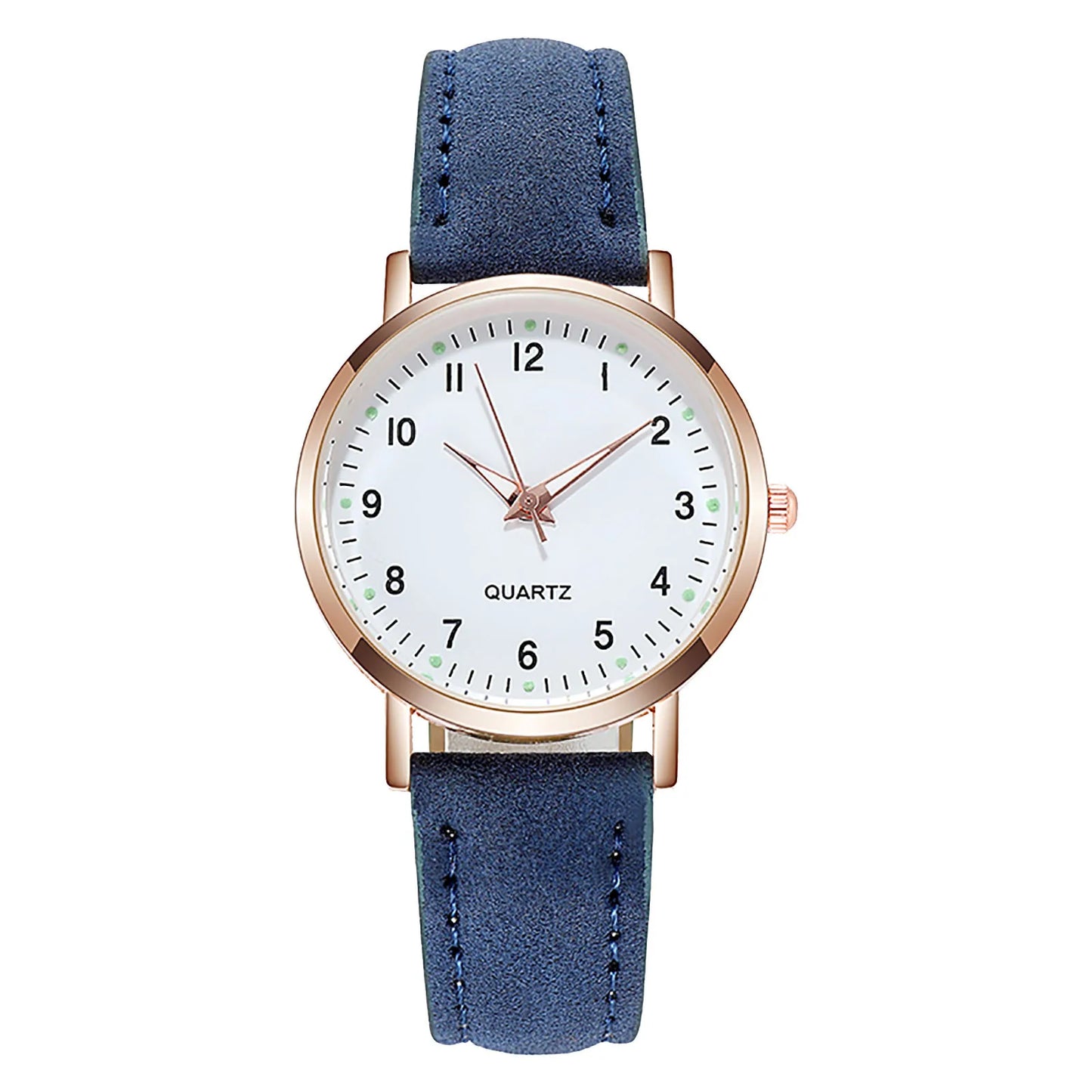 Luxury Back Light Watch For Women 2024 Diamond-studded Luminous Retro Female Watch Ladies Leather Strap Relogio Montre Femme