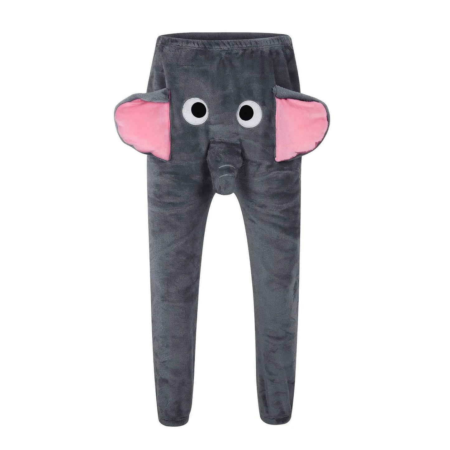 Elephant Boxer Men's Pajama Pants Flannel Funny Novelty Shorts Humorous Pants Gift Animal Pants Male Comfortable Men Trousers