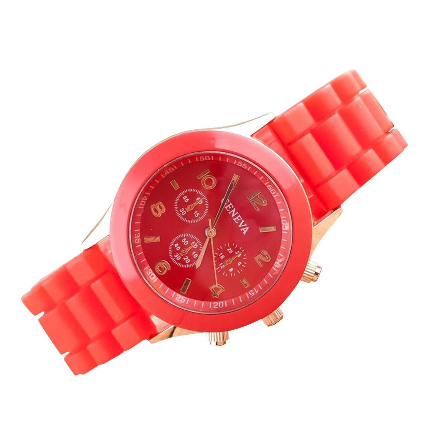 Multi-Color Women Watches Fashion Silicone Jelly Strap Quartz Watch Ladies Clothing Matching Life Waterproof Wrist Watch