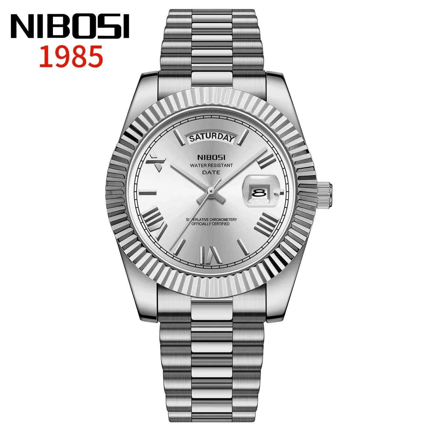 NIBOSI Fashion Watch Men Top Brand Luxury Wristwatch Day Date Miyota Quartz Men Watch Waterproof Steel Role Clock Reloj Hombre