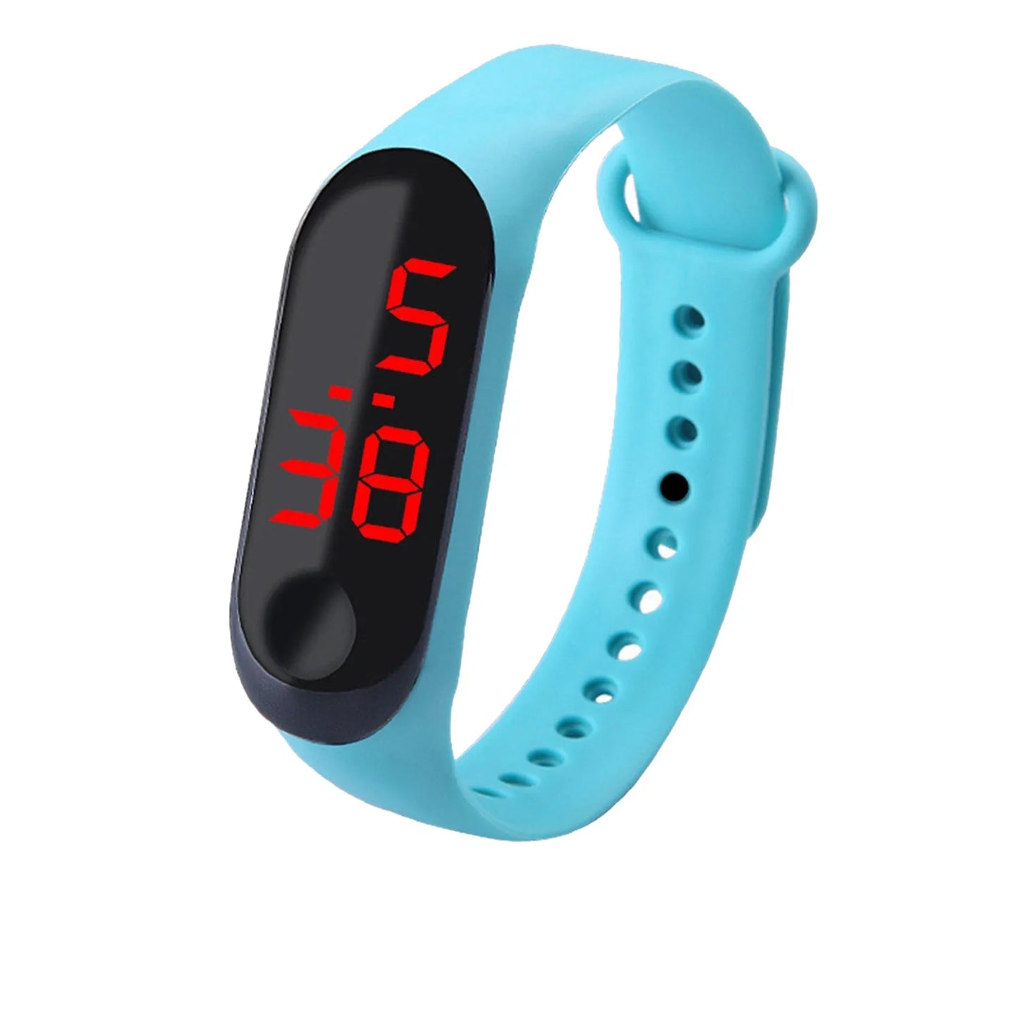 Sports Watch Outdoor Bracelet Electronic Watch Unisex Silicone Waterproof Led Digital Creative Touch Screen Sport Watch Bracelet