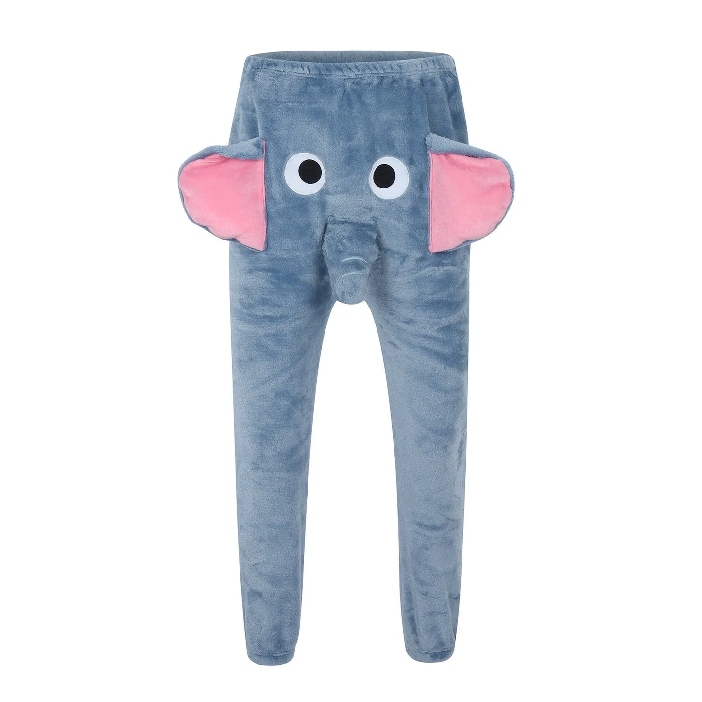 Elephant Boxer Men's Pajama Pants Flannel Funny Novelty Shorts Humorous Pants Gift Animal Pants Male Comfortable Men Trousers