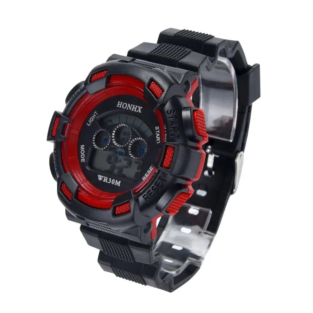 kids watches Waterproof Children Boys Digital LED Sports Watch Kids Alarm Date Watch children birthday Gift relogios masculino