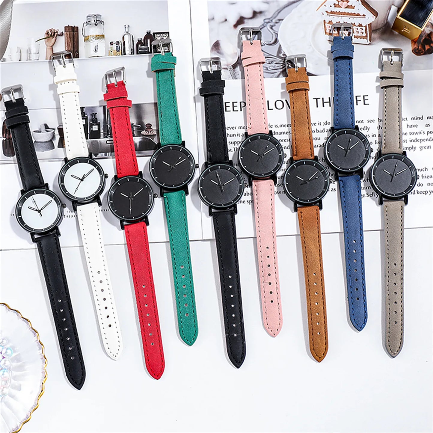 Luxury Quartz Watch Women'S Wristwatch Stainless Steel Dial Casual Bracele Watch Unisex Wholesale Men Woman Couples Watches