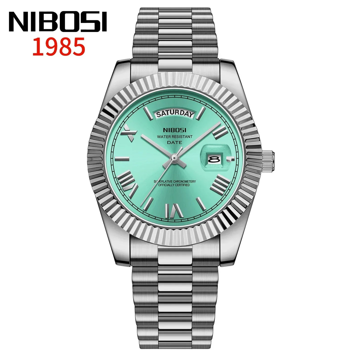 NIBOSI Fashion Watch Men Top Brand Luxury Wristwatch Day Date Miyota Quartz Men Watch Waterproof Steel Role Clock Reloj Hombre