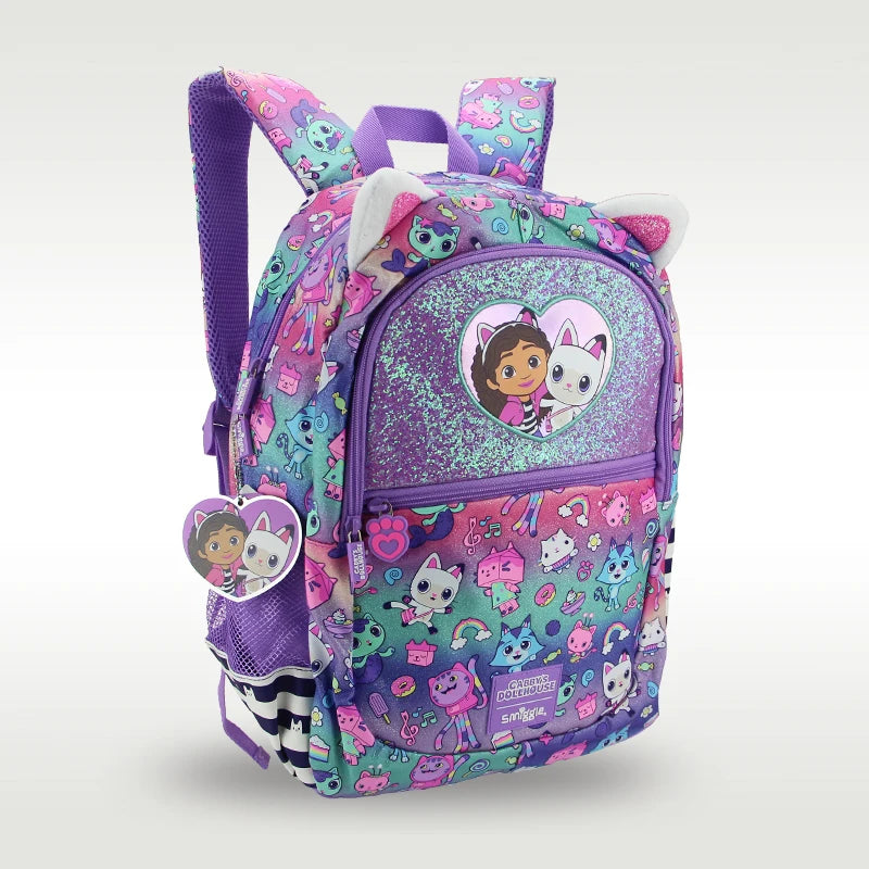 Australia Smiggle hot-selling original children's backpack cute backpack travel bag purple doll big schoolbag 16 inches