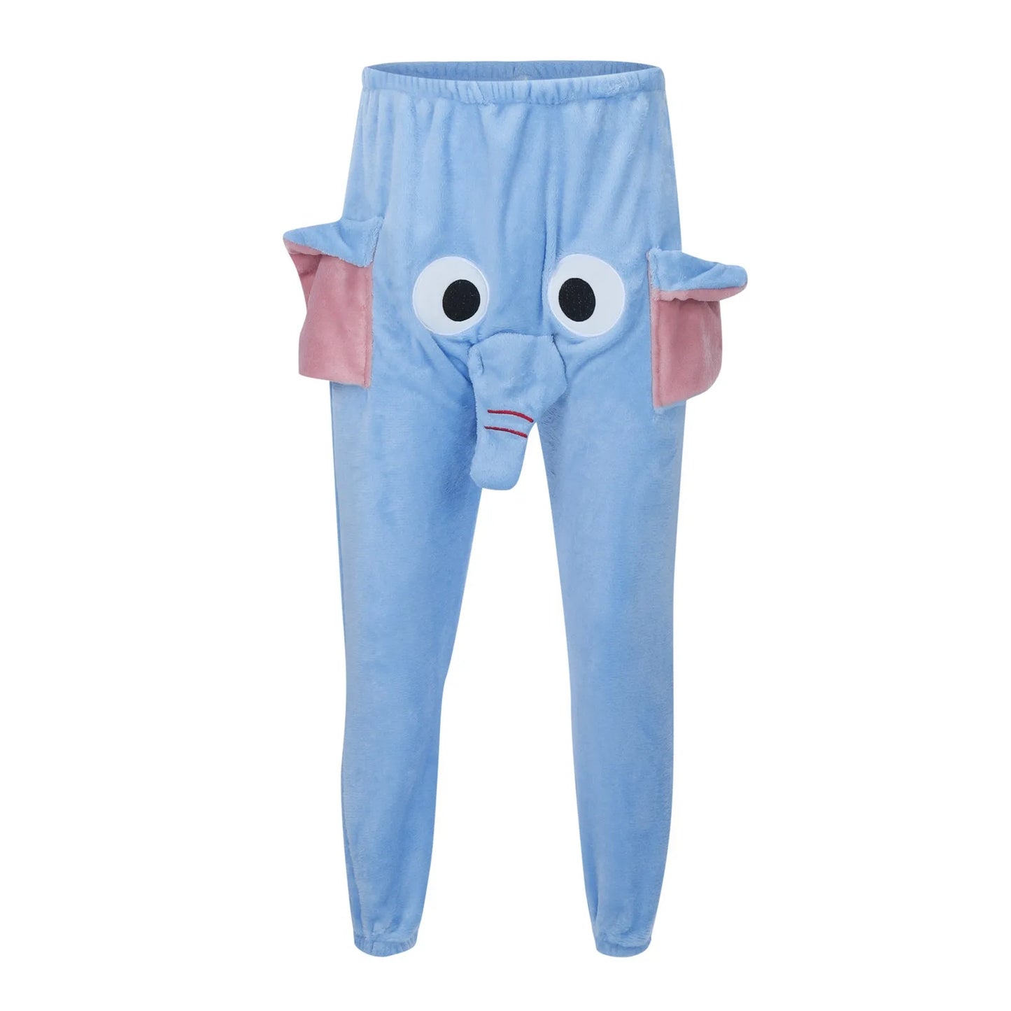 Elephant Boxer Men's Pajama Pants Flannel Funny Novelty Shorts Humorous Pants Gift Animal Pants Male Comfortable Men Trousers