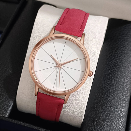 Simple Style Quartz Wristwatch Simple Women Watch Exquisite Leather Belt Watches Woman Clock Quartz Watches Relogios Feminino