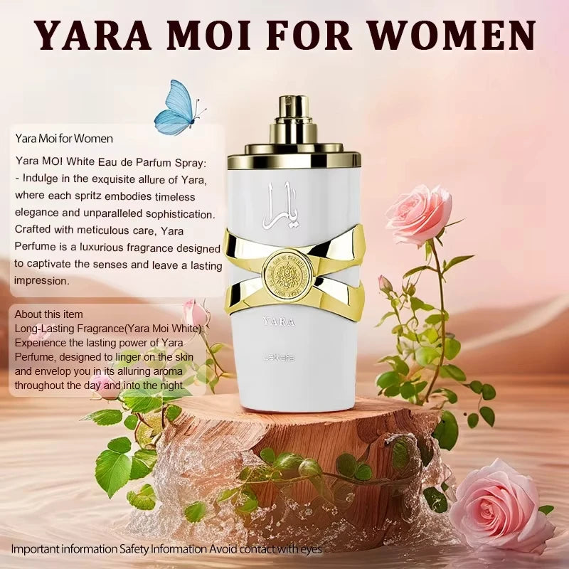 100ml/35ml Original Yara Amber Vanilla Perfumes Women's Man Lasting Fragrance Spray Cologne Hombre Perfume Christmas Gift