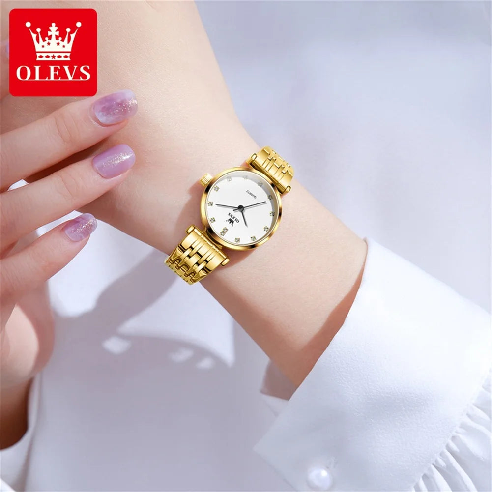 OLEVS Luxury Brand Business Women's Watch Classic Fashion Waterproof Quartz Women's Watch Elegant Girl Gift Relojes Para Mujer