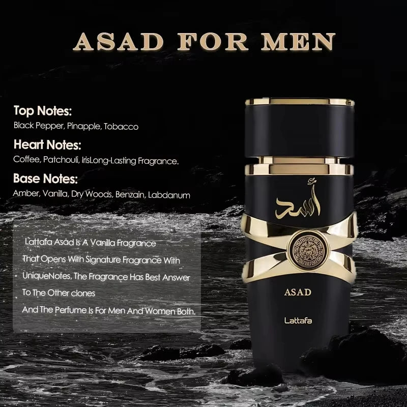 100ml/35ml Original Perfume Spray Long-lasting Men's Perfume Yara Moi Tous Asad Women's Fragrance Long-lasting Pheromones Gift