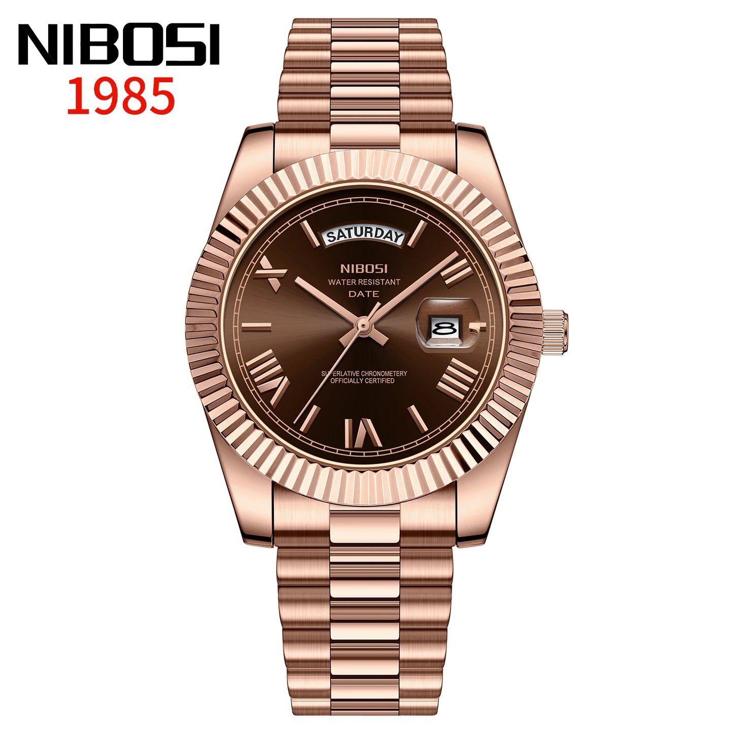 NIBOSI Fashion Watch Men Top Brand Luxury Wristwatch Day Date Miyota Quartz Men Watch Waterproof Steel Role Clock Reloj Hombre