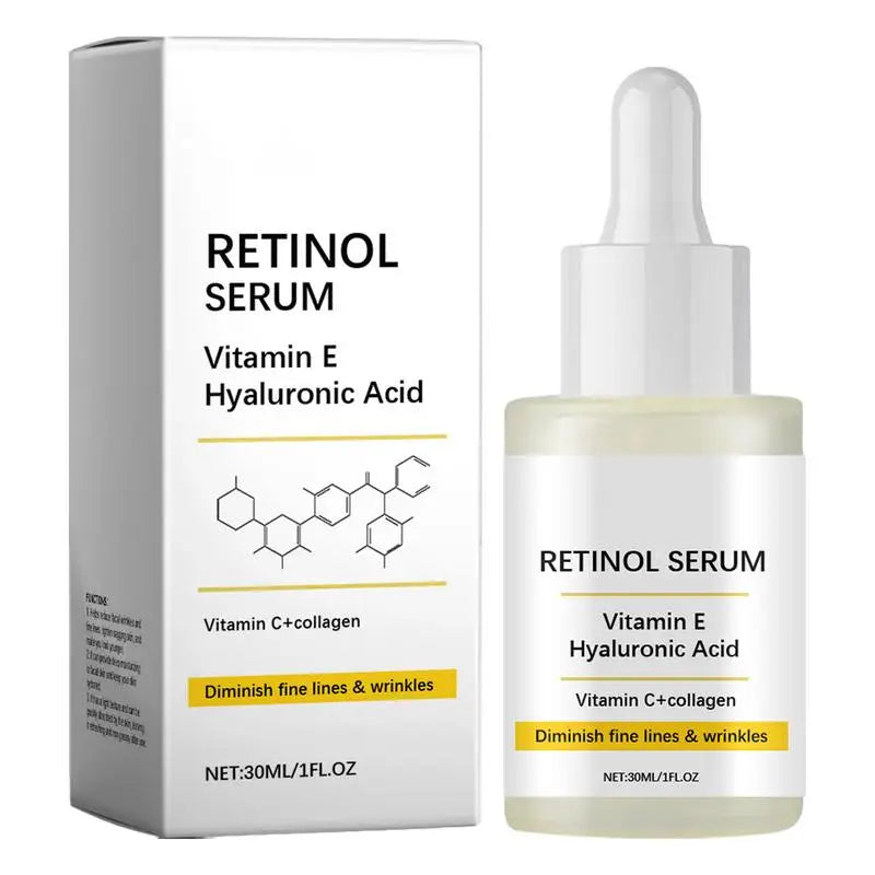 Retinol Face Serum Deep Moisturizing Younger Fade Fine Line Lifting Firming Repair Smooth Tighten Serum Hyaluronic Acid Serum