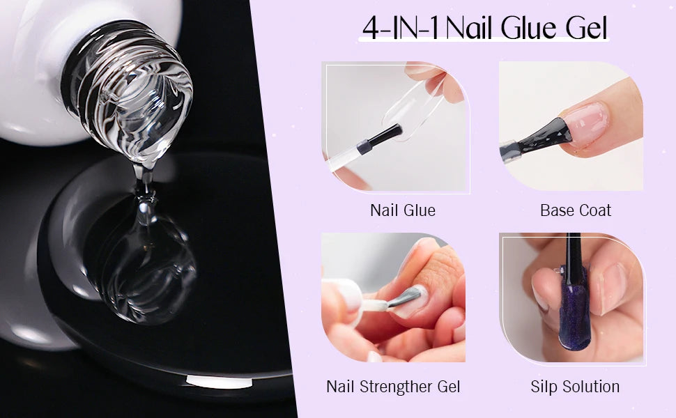 SAVILAND 500pcs Gel X Nail Kit For Extension Nail Tips Full Cover Press On Nails Sculpted Coffin Almond with UV LED Nail Lamp