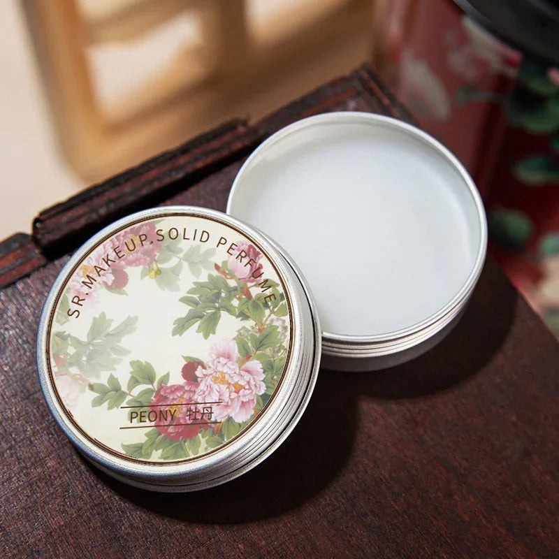 Woman Lavender Solid Perfume Portable Solid Balm Fresh Elegant Long-lasting Fragrances Cream Plant Flower Body Aroma Deodorants