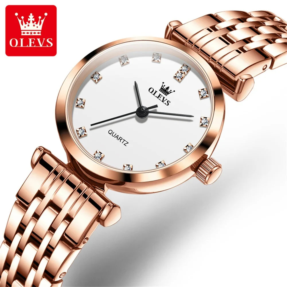 OLEVS Luxury Brand Business Women's Watch Classic Fashion Waterproof Quartz Women's Watch Elegant Girl Gift Relojes Para Mujer