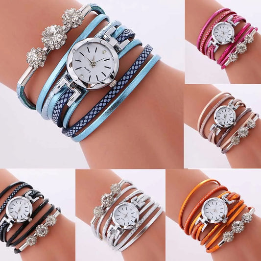 Ladies Bracelet Diamond Circle Watch Student Fashion Table Korean Style Fashionable And Exquisite Wristwatches часы женские