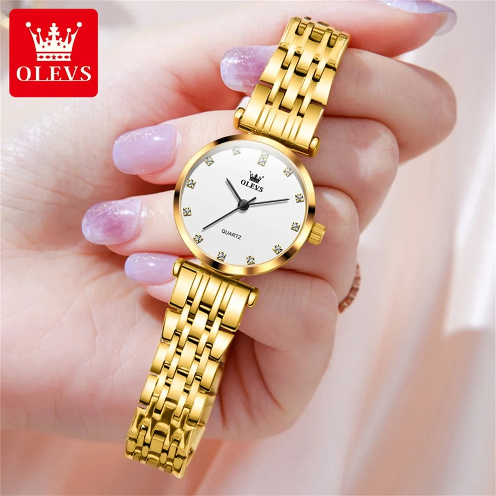 OLEVS Luxury Brand Business Women's Watch Classic Fashion Waterproof Quartz Women's Watch Elegant Girl Gift Relojes Para Mujer