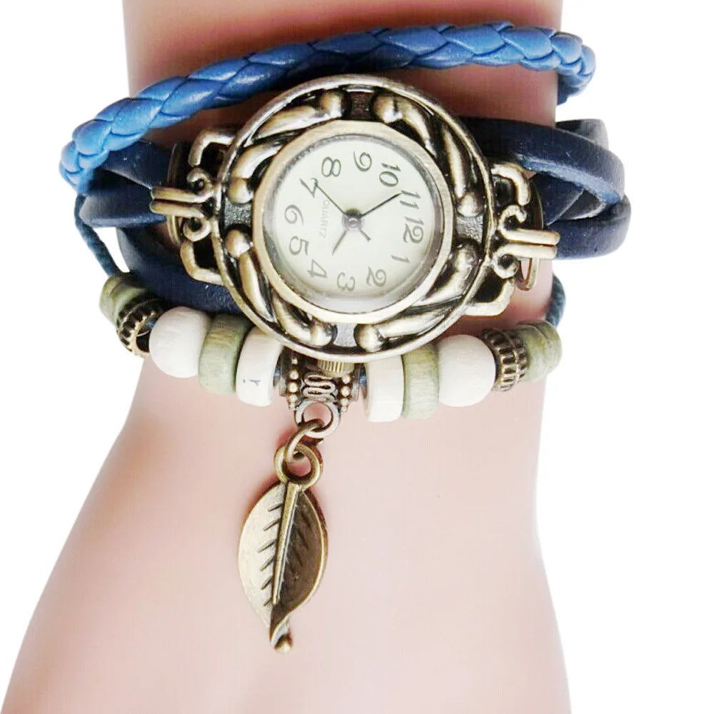 Women Solid Color Belt Wristwatch Fashionable Retro Small Dial Quartz Clock Design Sense Female Minority Versatile Watch