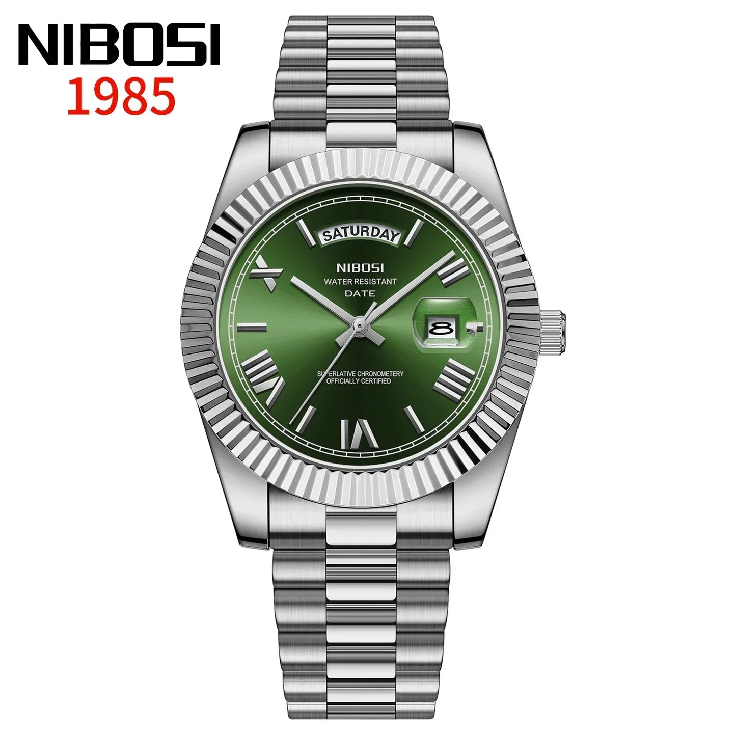 NIBOSI Fashion Watch Men Top Brand Luxury Wristwatch Day Date Miyota Quartz Men Watch Waterproof Steel Role Clock Reloj Hombre