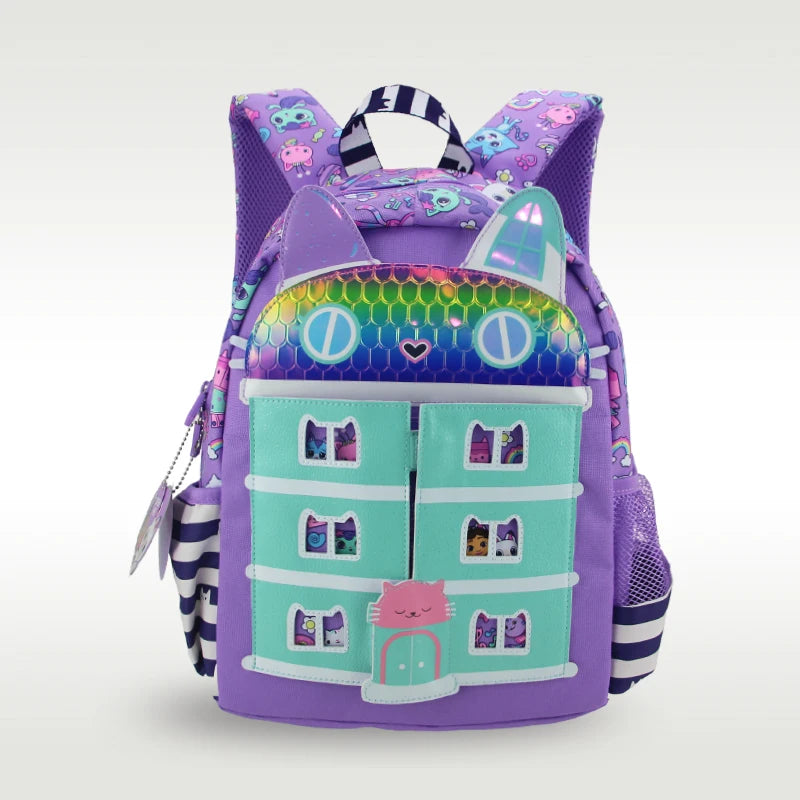 Australia Smiggle hot-selling original children's backpack cute backpack travel bag purple doll big schoolbag 16 inches