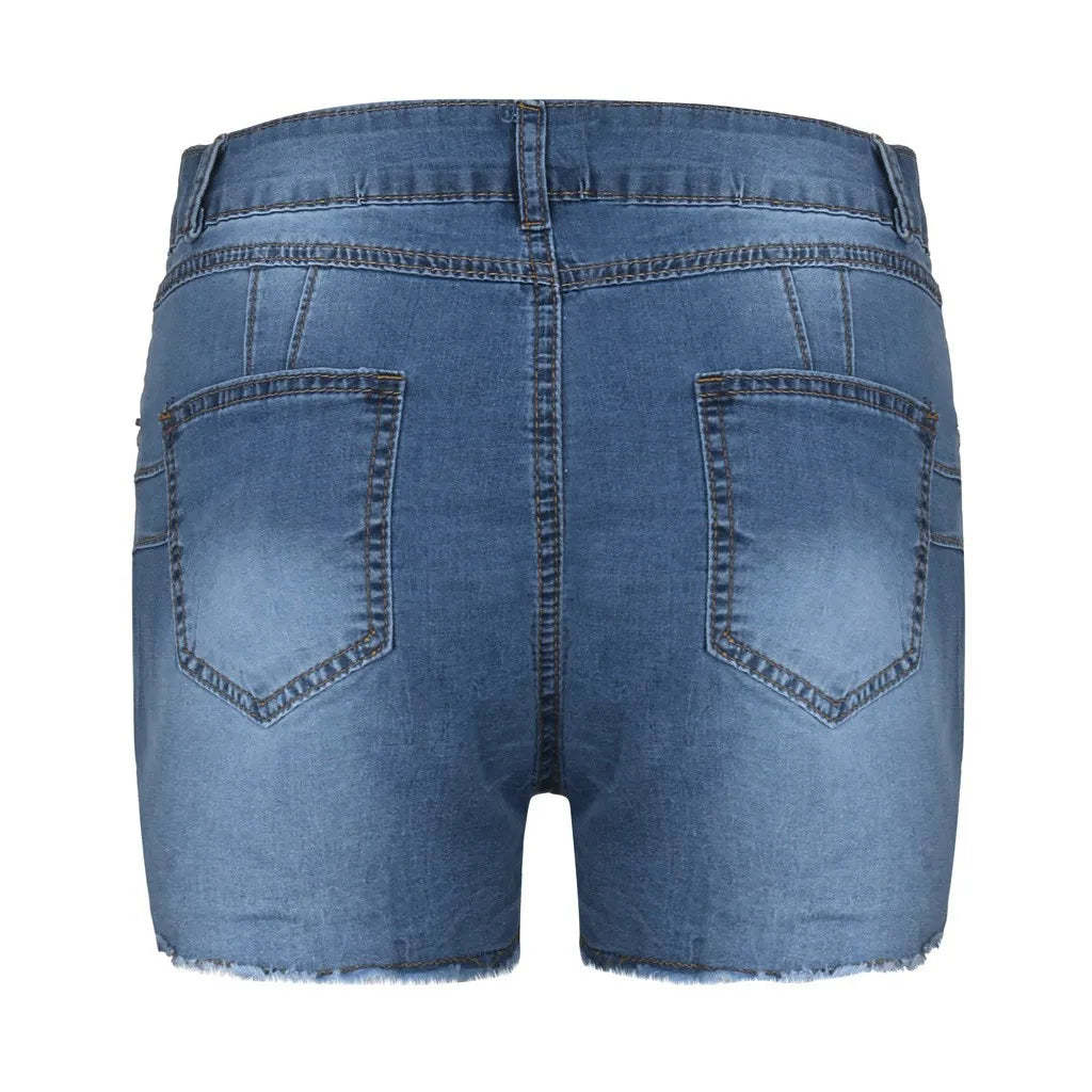 2024 Women's Summer High Waisted Mini Denim Shorts Sexy Ladies Club Party Wear Slim Bodycon Short Jeans Chic Denim Skirt Female