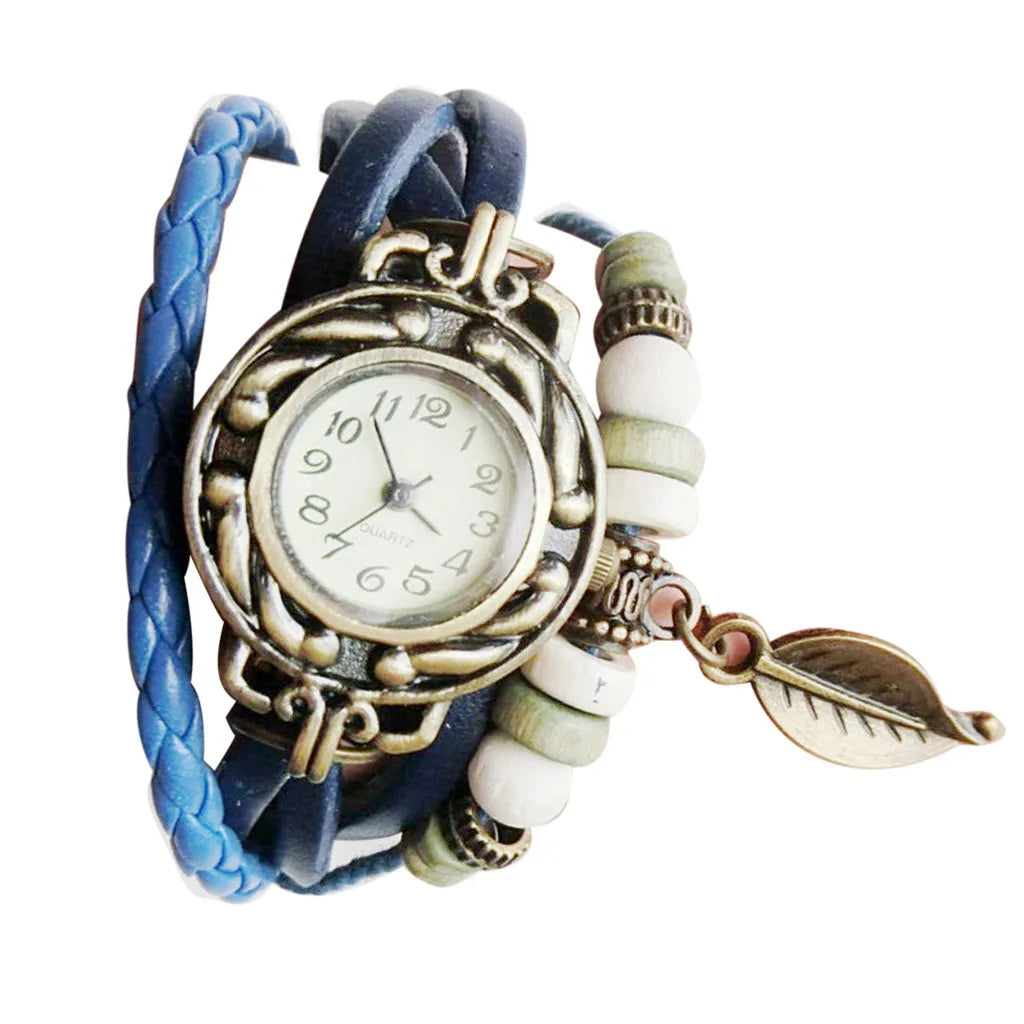 Women Solid Color Belt Wristwatch Fashionable Retro Small Dial Quartz Clock Design Sense Female Minority Versatile Watch