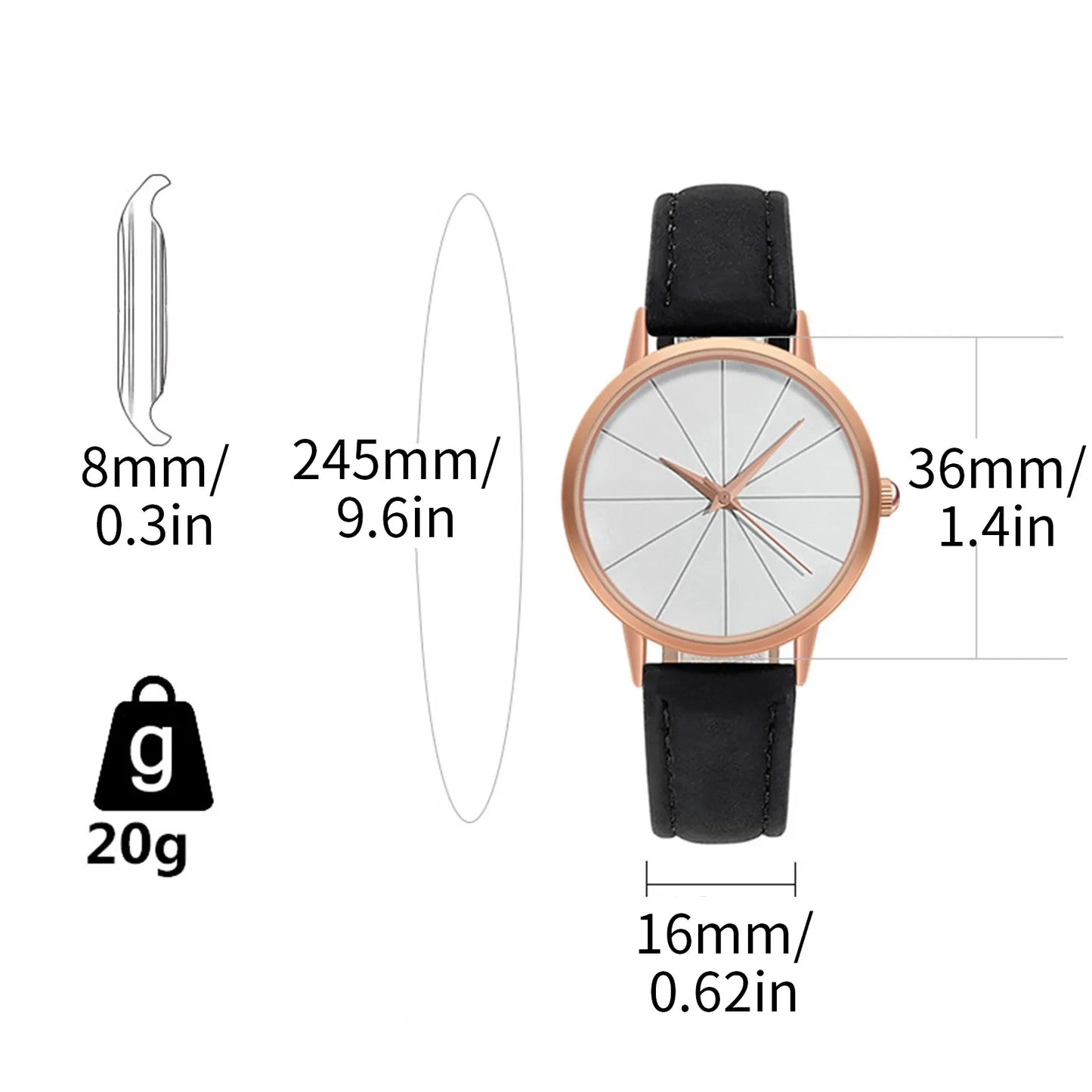 Simple Style Quartz Wristwatch Simple Women Watch Exquisite Leather Belt Watches Woman Clock Quartz Watches Relogios Feminino