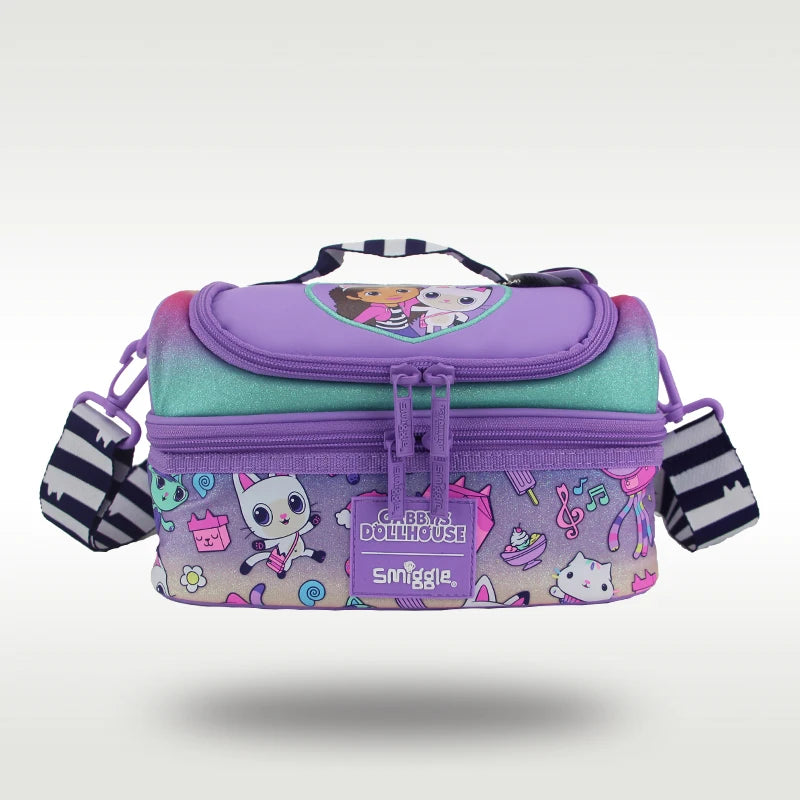 Australia Smiggle hot-selling original children's backpack cute backpack travel bag purple doll big schoolbag 16 inches