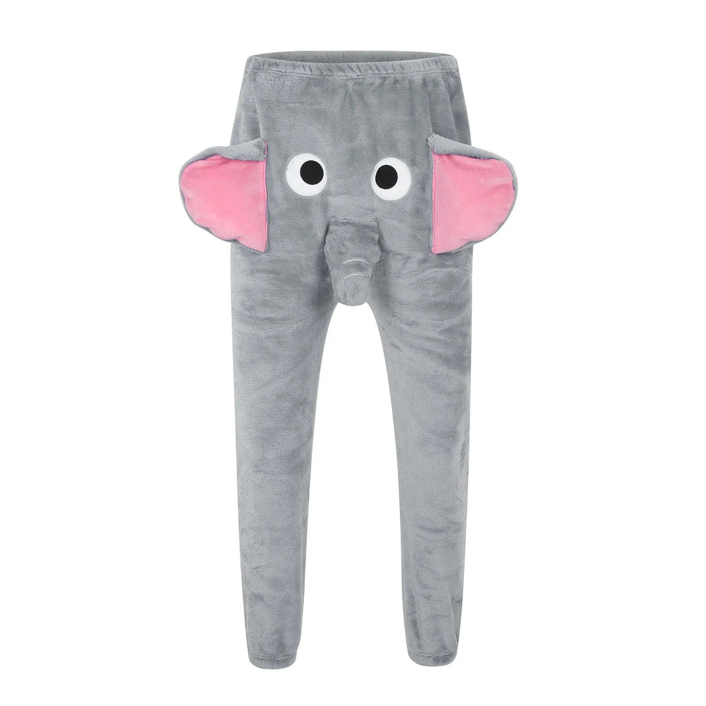 Elephant Boxer Men's Pajama Pants Flannel Funny Novelty Shorts Humorous Pants Gift Animal Pants Male Comfortable Men Trousers