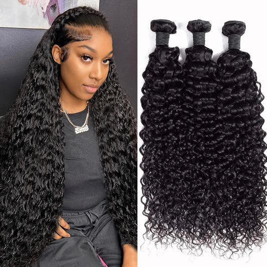 Cosdelu 30 40 Inch Loose Deep Wave Human Hair Bundles Brazilian Curly 2 3 4 Bundles Raw Hair Extensions Double Weft Wholesale