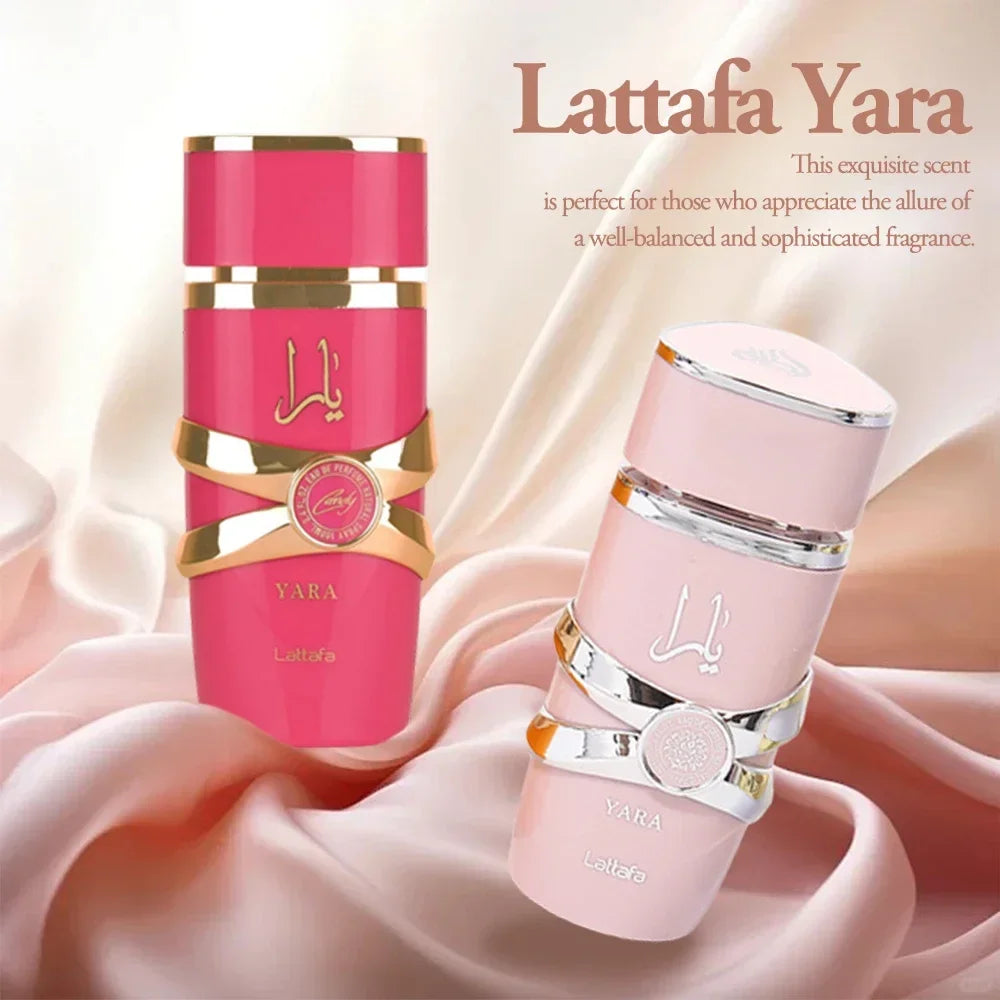 Original Arabic Lattafa Yara Perfume Long-lasting Women's Men's Eau De Parfum Pheromones Fragrance Spray Original High Quality