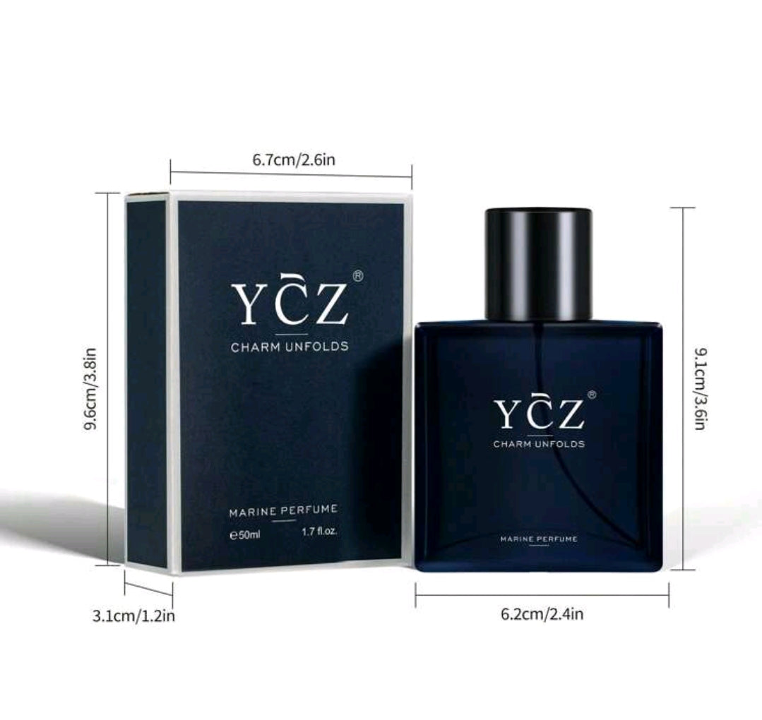 YCZ Charm Unfolds Eau de Parfum Men Midnight Marine YCZ Eau de Parfum 1.7oz